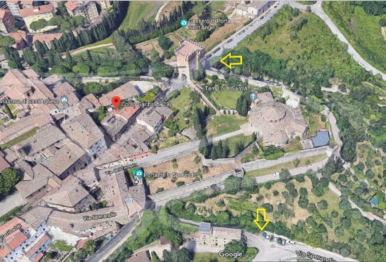 Loft Garibaldi, Garage Privato! Lägenhet Perugia Exteriör bild
